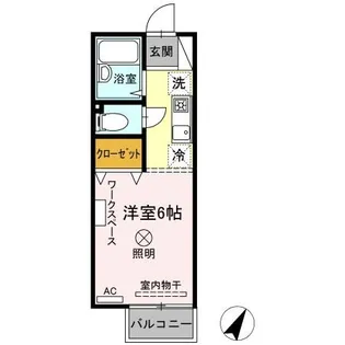 サンハイツASA【2階】の間取り