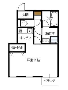 カーサエスペランサ【1階】の間取り