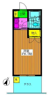 ペアパレス【1階】の間取り