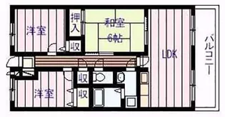 ハイグレード高井田【6階】の間取り