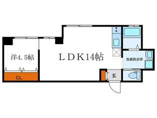 PRIME IKU 北白川【1階】の間取り