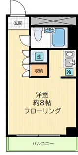 東京都世田谷区北沢1【マンション】の間取り