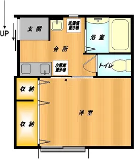 ブロッサムU【1階】の間取り