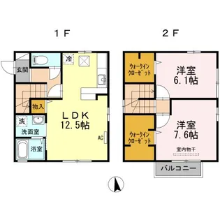 香川県高松市西ハゼ町【一戸建】の間取り