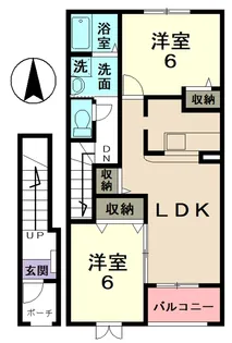 ノア【2階】の間取り