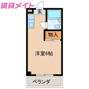 コーポアポロ【3階】の間取り