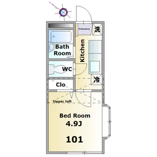 ベル・エキップ【1階】の間取り