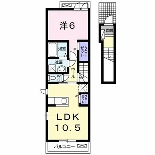 マロン198【2階】の間取り