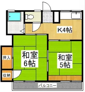 シティハイム南町【2階】の間取り
