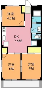 上尾リバーストーン【2階】の間取り