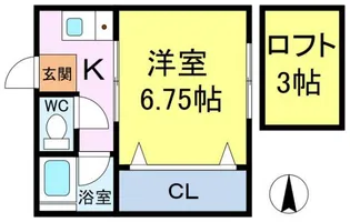 コーポSAKURA【2階】の間取り