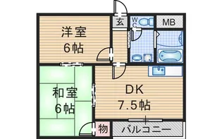 ラプランタバハ【2階】の間取り