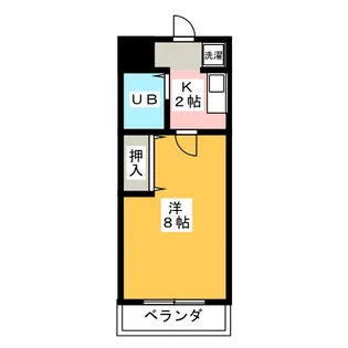 コガネTコーポ【4階】の間取り