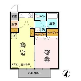 サンスクエア【1階】の間取り