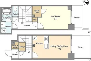 URBANLINK護国寺【1階】の間取り