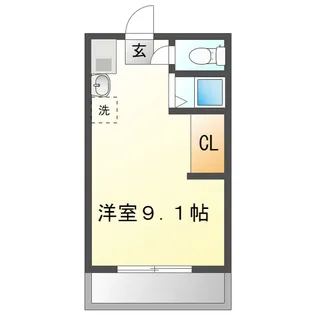 コーポマイプレスA【2階】の間取り