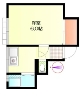 アミティエ池袋【2階】の間取り
