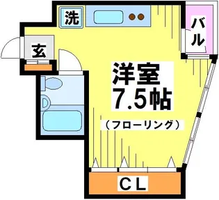 モンターニュ国領【3階】の間取り