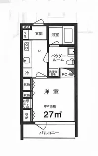 1618【3階】の間取り
