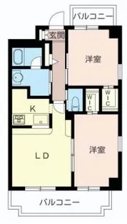 シェ モア中村橋【4階】の間取り