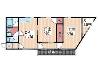 第二森本ビル【3階】の間取り