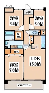 プロスペリテ【4階】の間取り