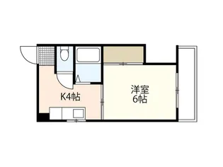 中本ビル【5階】の間取り