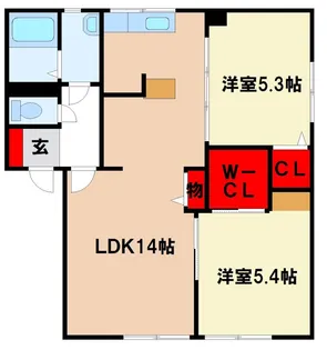 アルブル510【1階】の間取り