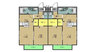 ガーデンハウス A【1階】の間取り