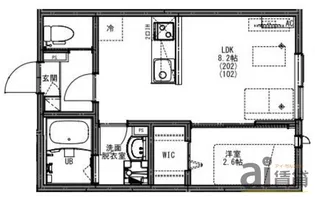 東京都東村山市萩山町4【アパート】の間取り