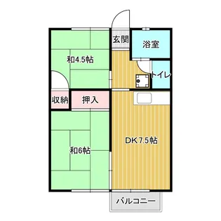 南ハイツ【1階】の間取り