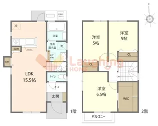 福岡県久留米市上津2【一戸建】の間取り