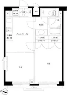 東京都新宿区中落合3【マンション】の間取り