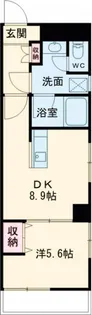 キャッスルマンション西新宿【4階】の間取り