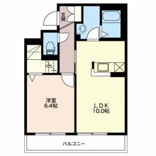 ベレオ笹口【2階】の間取り