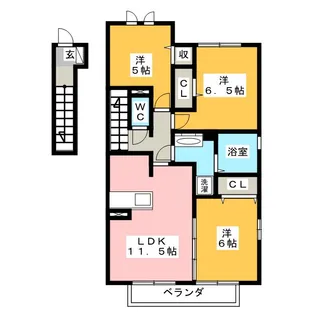 グランチェスタ【2階】の間取り