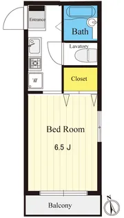 1Kの間取り画像