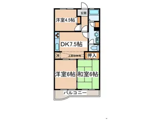 エスパシオ聖蹟【3階】の間取り