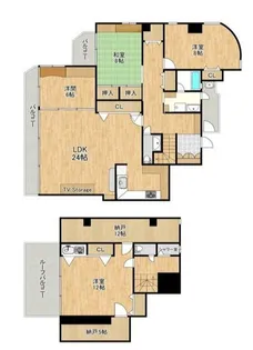 フローレンスパーク【8階】の間取り