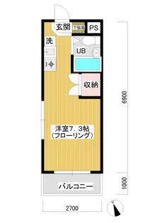 グリーンシャインハイツ【2階】の間取り