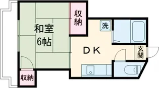 明宏ビル【4階】の間取り