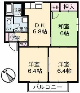 フォーレス笠野 B棟【1階】の間取り