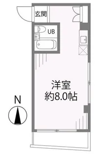 裕コーポレーション【3階】の間取り