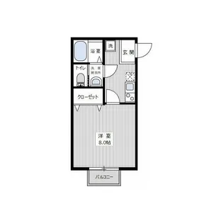 ミレニア草加住吉【1階】の間取り