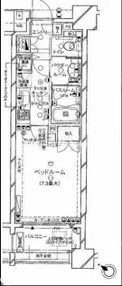 アルス川崎ベニッシモ【4階】の間取り
