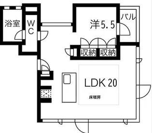 ESCENARIO OMOTESANDO【3階】の間取り