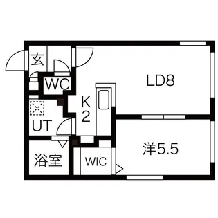 フィオリトゥラハッサム【4階】の間取り