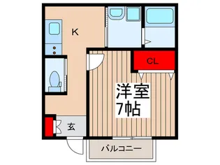 パレスホリケ1【2階】の間取り