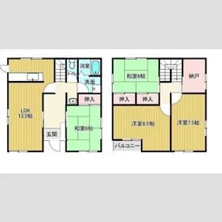 静岡県浜松市中央区蜆塚3【一戸建】の間取り