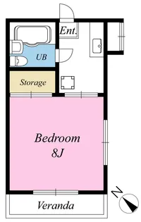 コーポ海楽【2階】の間取り